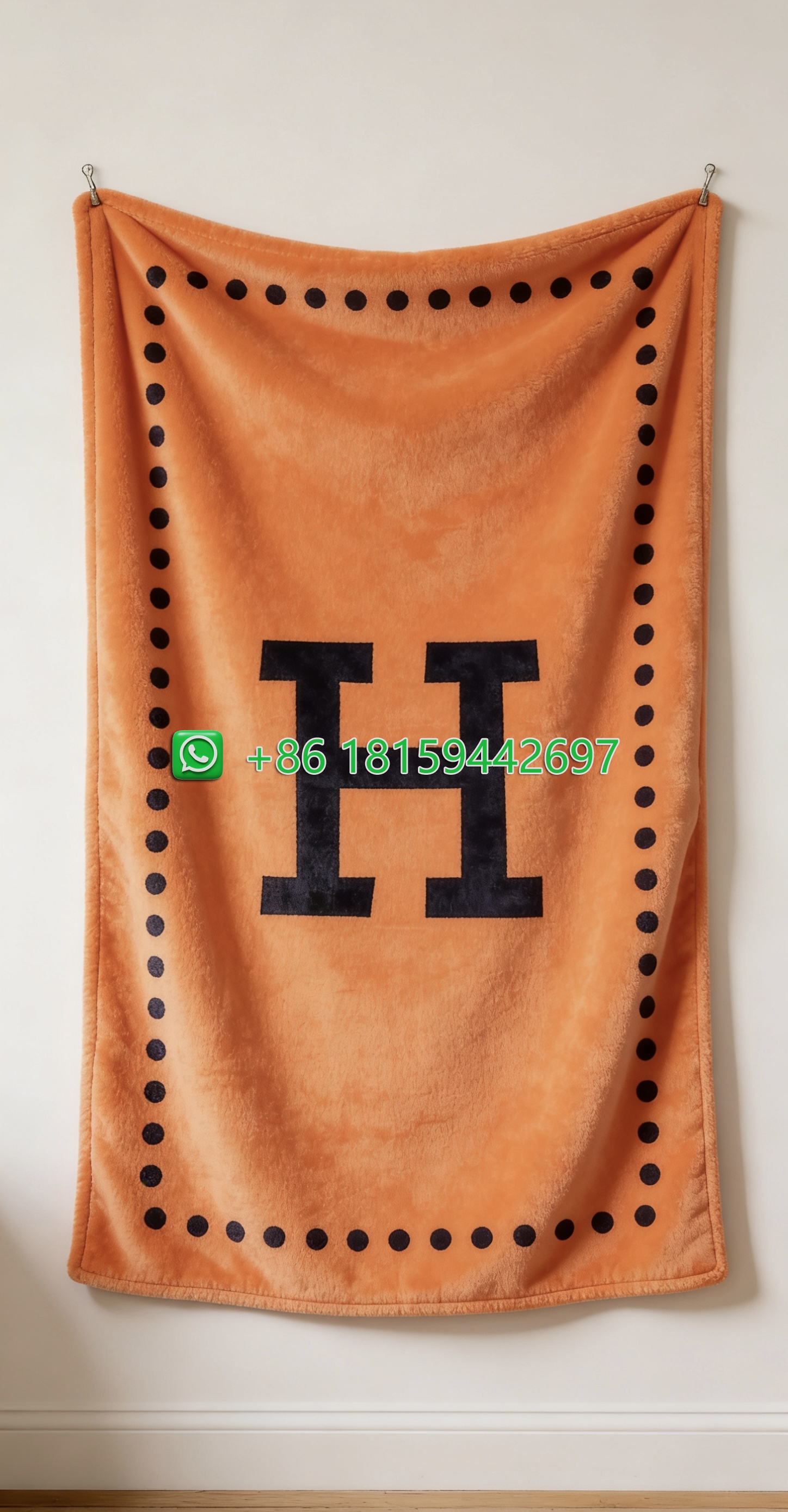 Hermes Throw Blankets